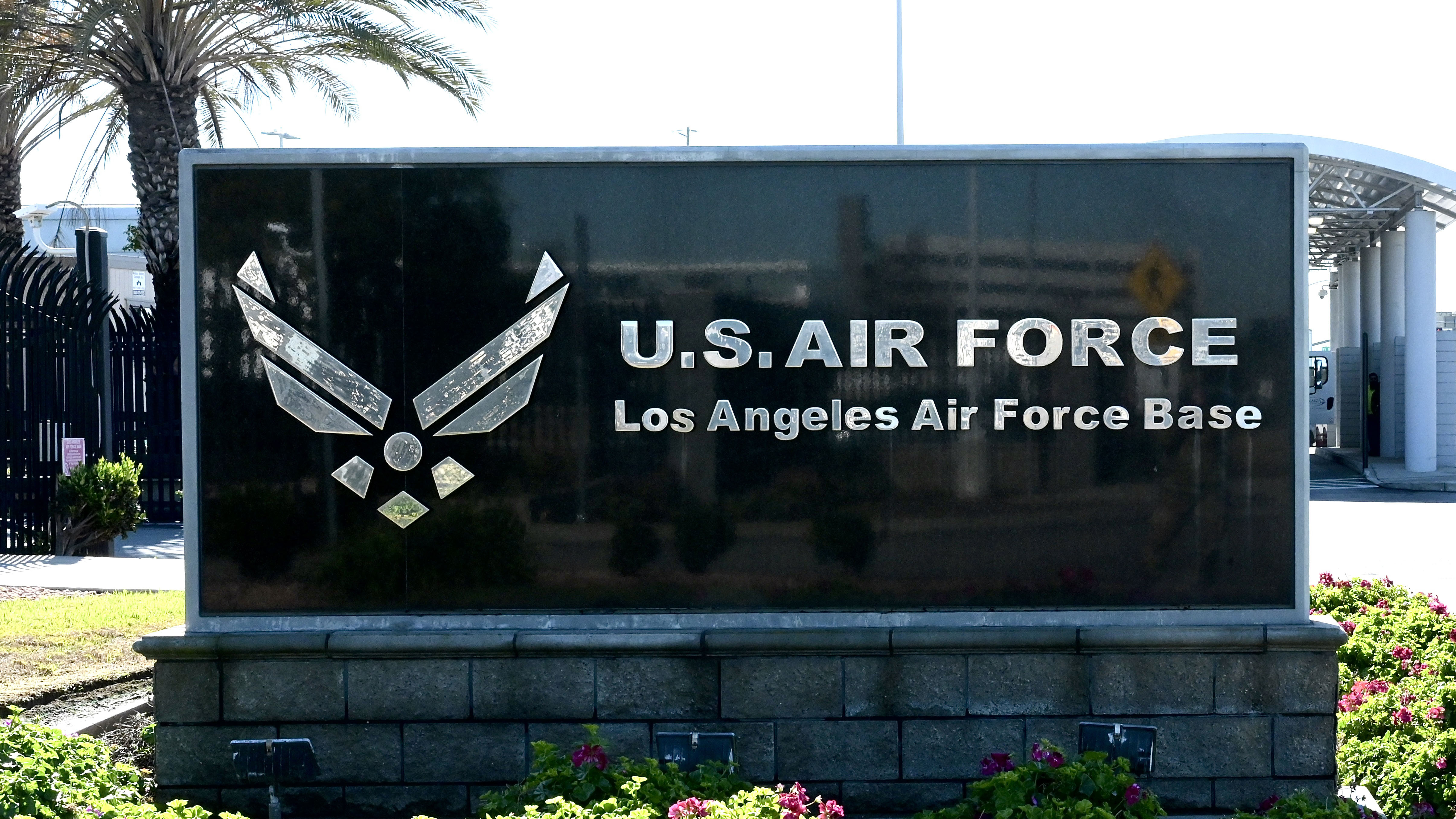 Sign from the front gate